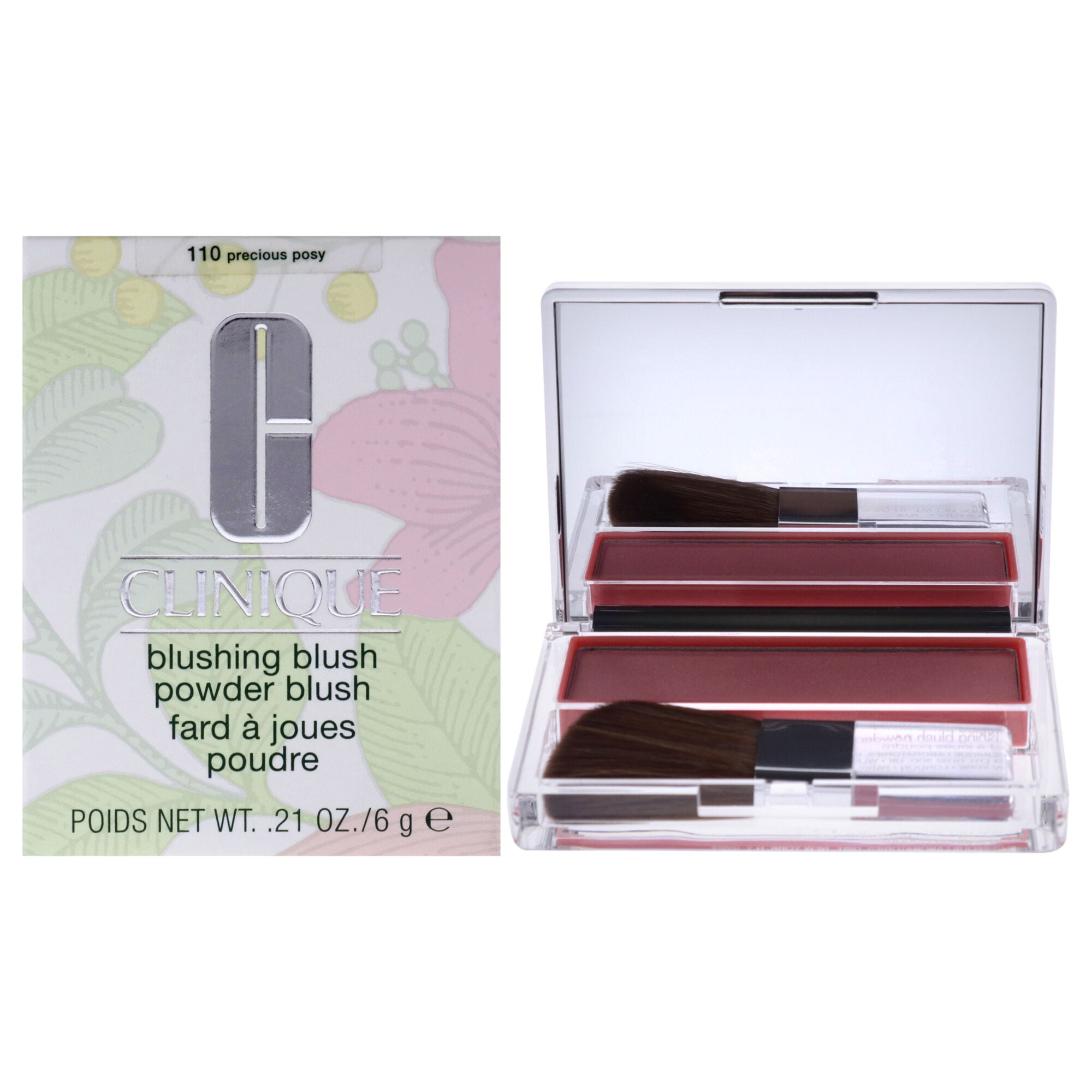 Blushing Blush Powder Blush - 110 Precious Posy by Clinique for Women - 0.21 oz Blush, See Description, hi-res image number 0