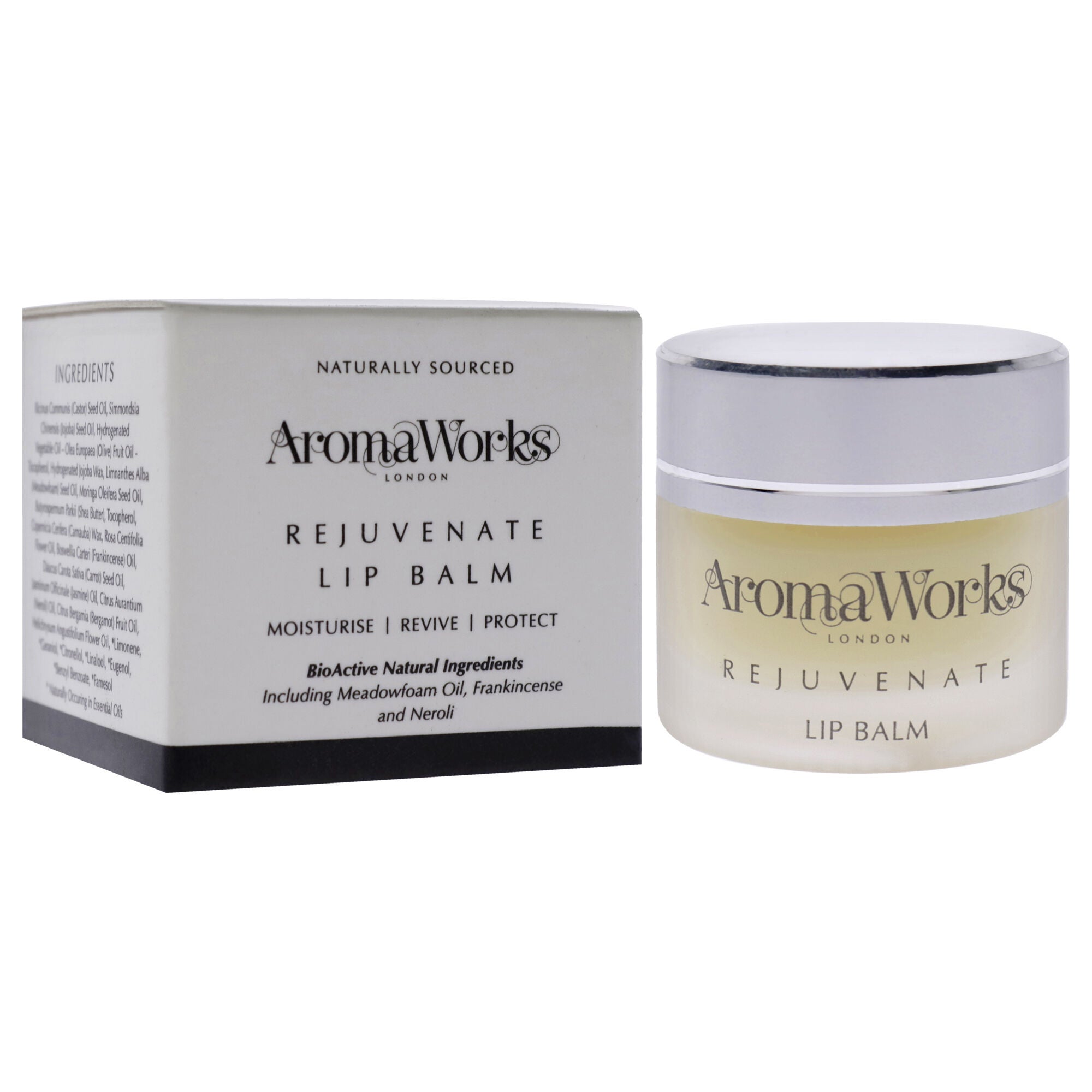 Rejuvenate Lip Balm by Aromaworks for Unisex - 0.34 oz Lip Balm, See Description, alternate image number 1