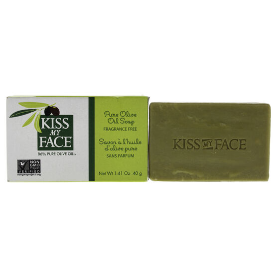 Pure Olive Oil Bar Soap by Kiss My Face for Unisex - 1.41 oz Soap, NA, hi-res image number null