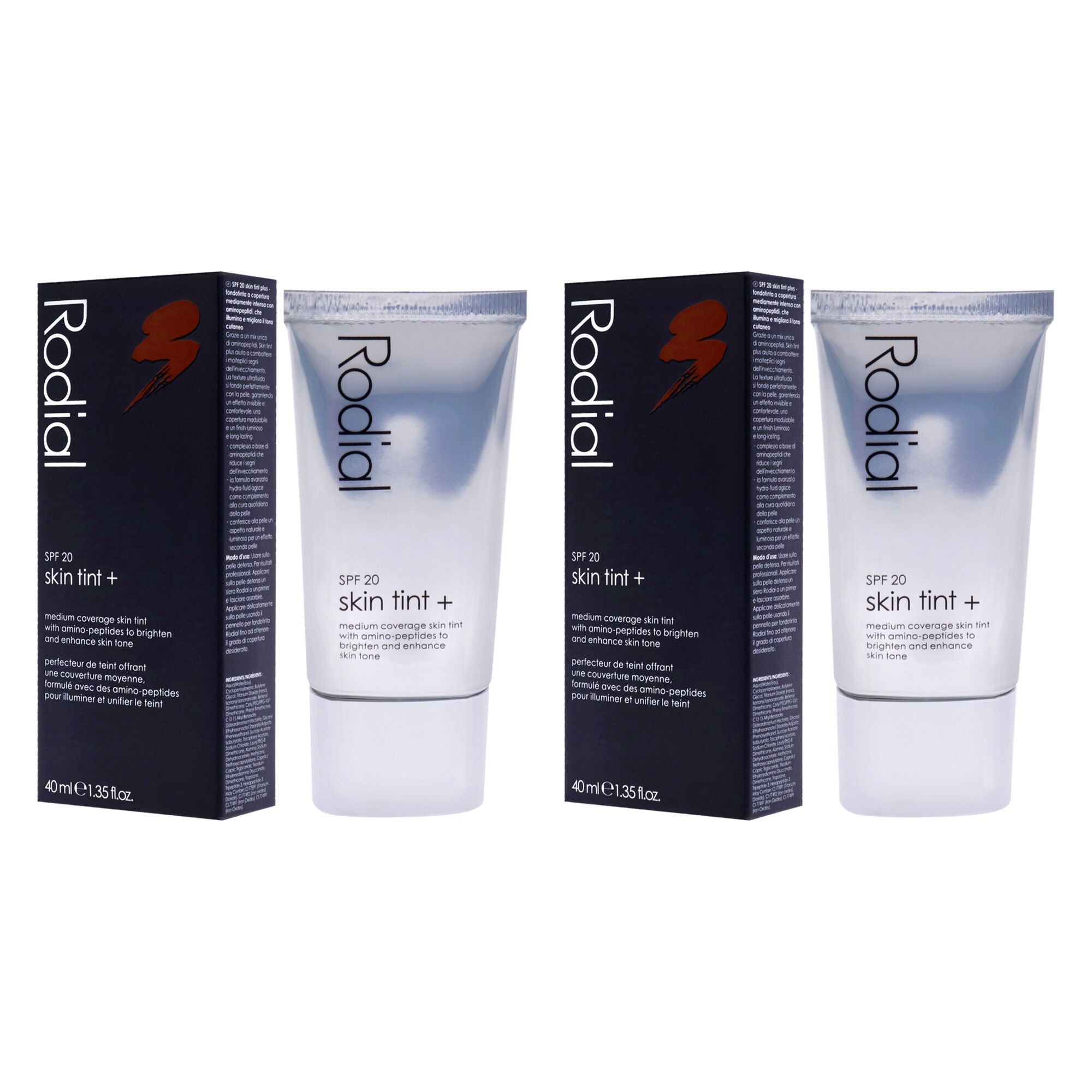 Skin Tint SPF 20 - 05 Miami Dark by Rodial for Women - 1.35 oz Foundation - Pack of 2, Brown, alternate image number 3