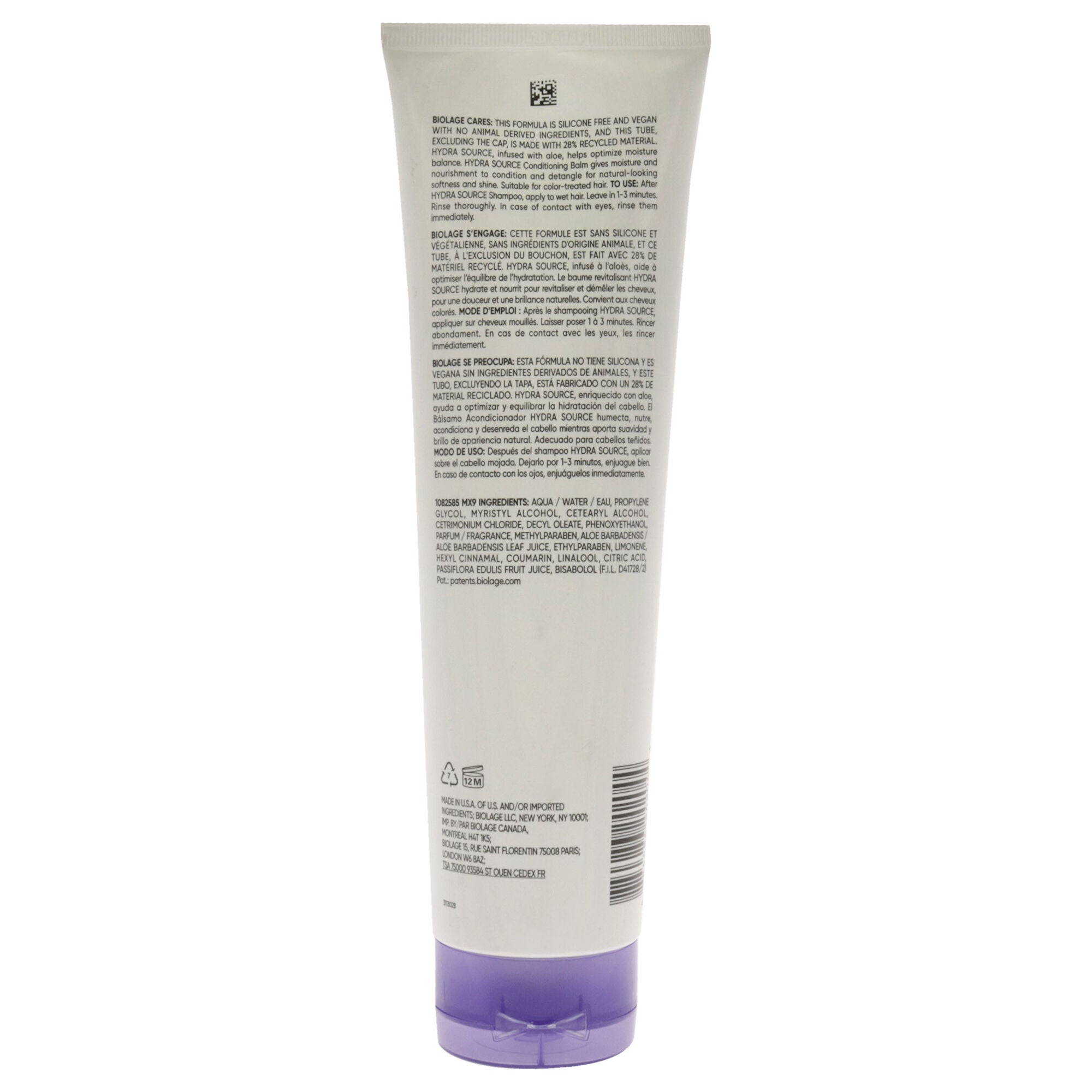 Biolage HydraSource Conditioning Balm by Matrix for Unisex - 9.5 oz Balm, See Description, alternate image number 2