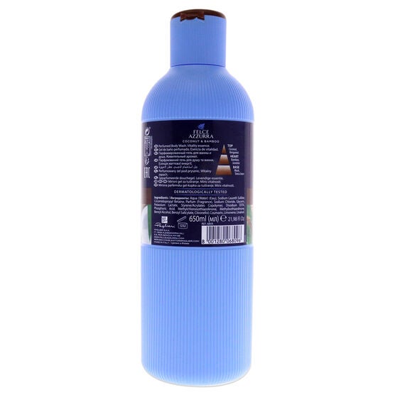 Coconut and Bamboo by Felce Azzurra for Unisex - 22 oz Body Wash, , alternate image number null