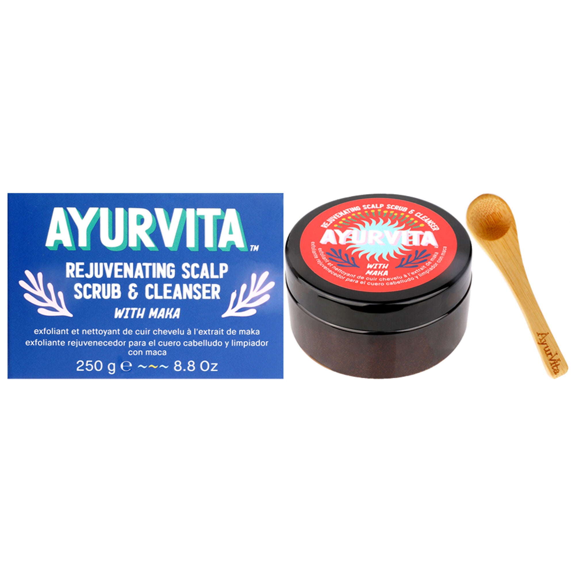 Neem and Reetha Ultra Nourishing Maka restorative Hair Scalp Kit by AyurVita for Unisex - 4 Pc Kit, , alternate image number 7