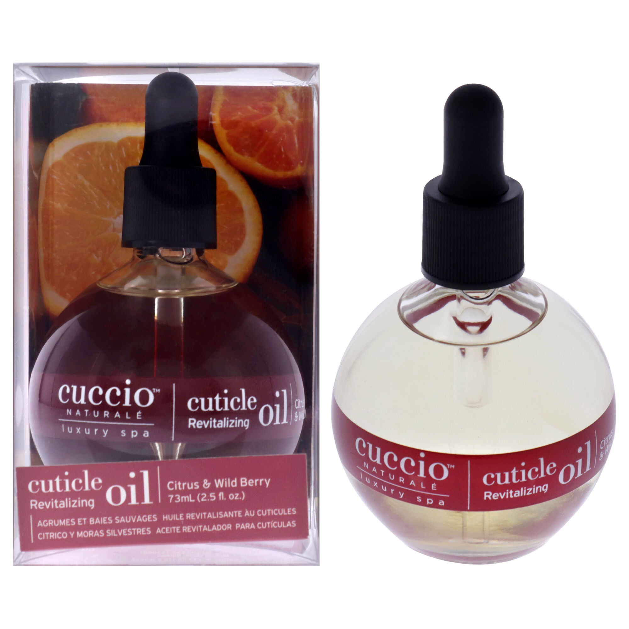 Cuticle Revitalizing Oil - Citrus and Wild Berry by Cuccio Naturale for Unisex - 2.5 oz Oil, See Description, hi-res image number 0