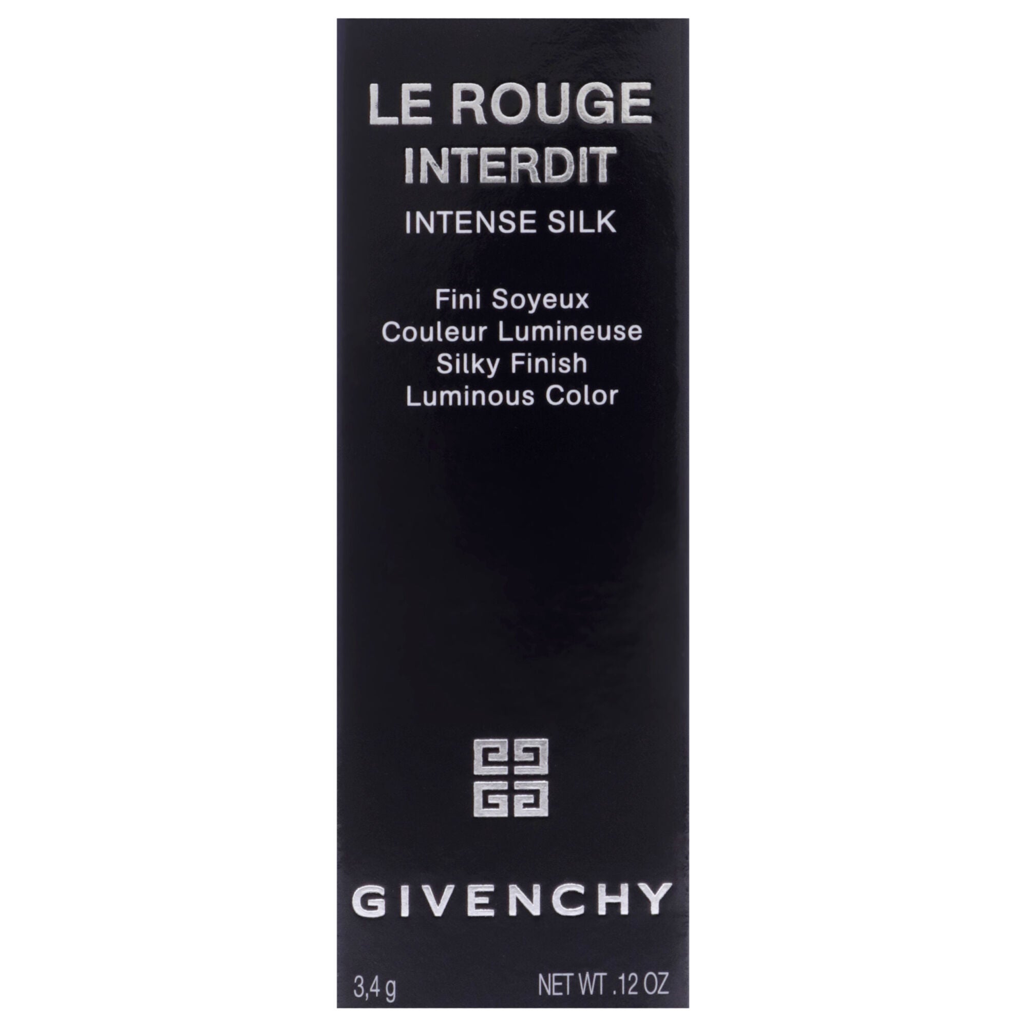 Le Rouge Interdit Intense Silk Lipstick - 37 Rouge Graine by Givenchy for Women - 0.12 oz Lipstick (Refillable), Black, alternate image number 3