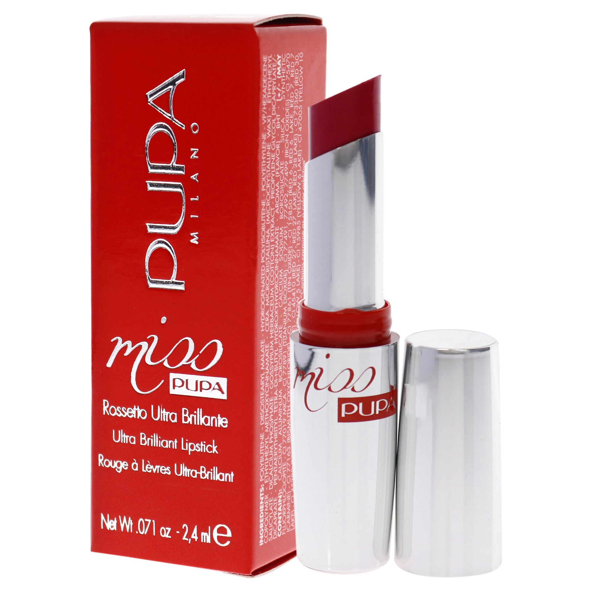 Miss Pupa Ultra Brilliant Lipstick - 303 Haute Couture Fuchsia by Pupa Milano for Women - 0.071 oz Lipstick, See Description, alternate image number 2