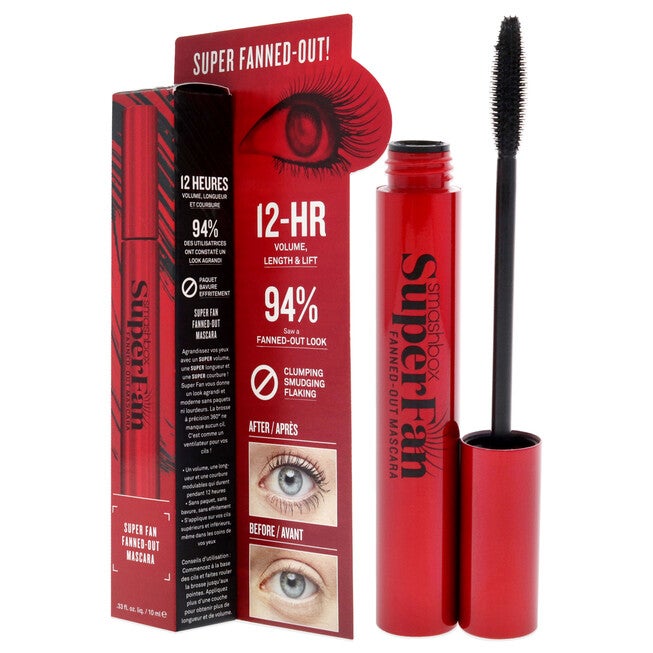 Super Fan Mascara - Black by SmashBox for Women - 0.33 oz Mascara, , alternate image number null