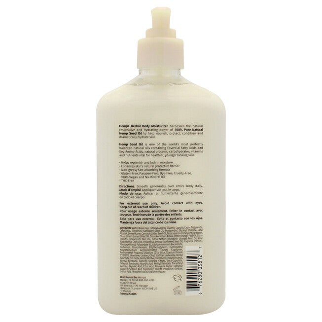 Fresh Fusions Citrine Crystal and Quartz Herbal Body Moisturizer by Hempz for Unisex - 17 oz Moisturizer, NA, alternate image number null
