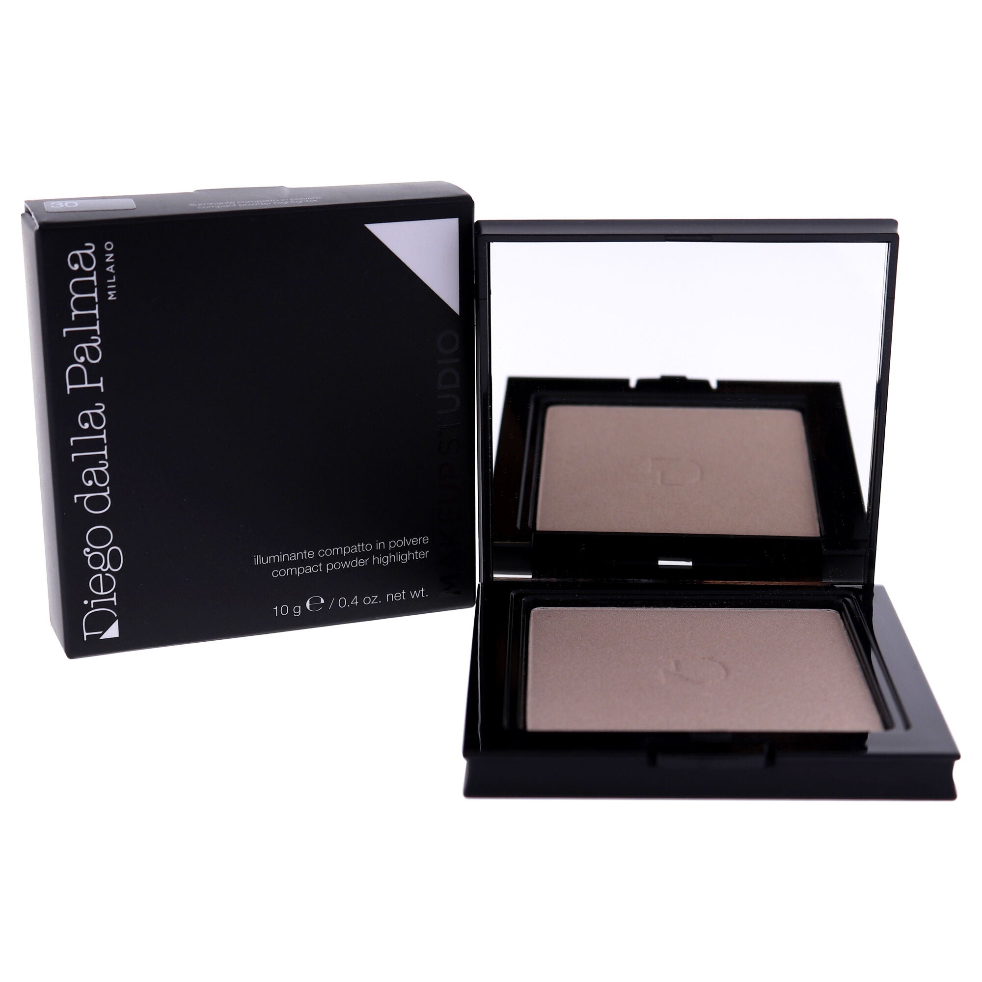 Compact Powder Highlighter - 30 Cold Pink by Diego Dalla Palma for Women - 0.4 oz Highlighter, See Description, alternate image number 1