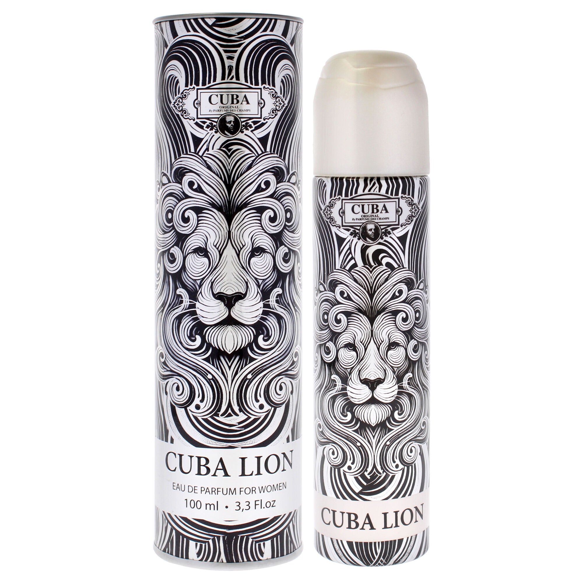 Cuba Lion by Cuba for Women - 3.3 oz EDP Spray, Clear, hi-res image number 0