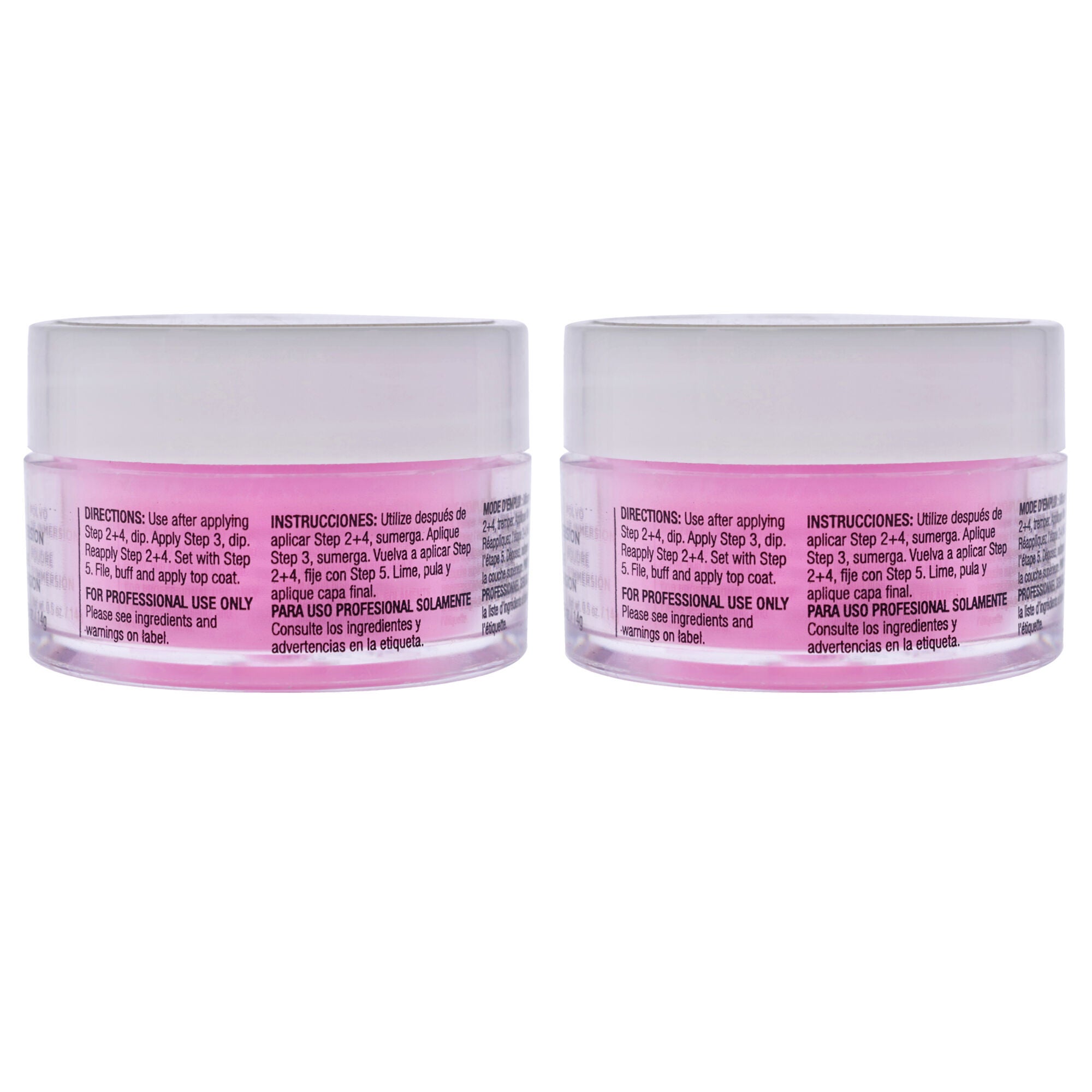 Pro Powder Polish Nail Colour Dip System - Bright Neon Pink by Cuccio Pro for Women - 0.5 oz Nail Powder - Pack of 2, , alternate image number 3