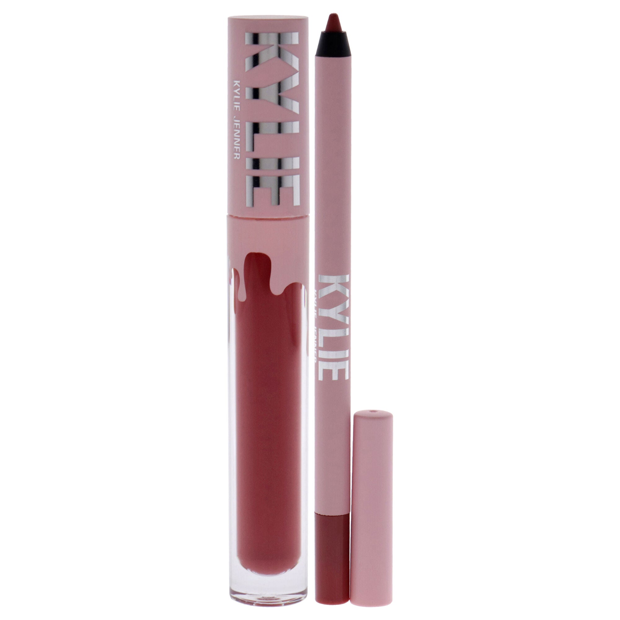 Matte Lip Kit - 500 Kristen by Kylie Cosmetics for Women - 2 Pc 0.10oz Matte Liquid Lipstick, 0.039oz Lip Liner, See Description, alternate image number 4