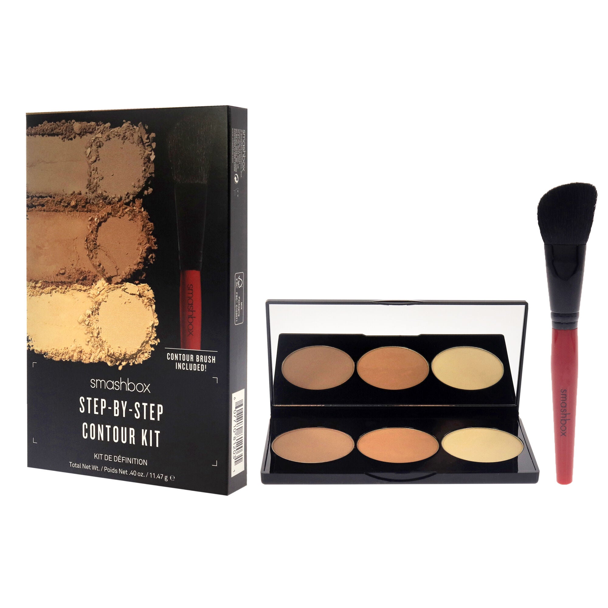 Step-By-Step Contour Kit by SmashBox for Women - 2 Pc 0.4oz Makeup, Brush, See Description, alternate image number 3