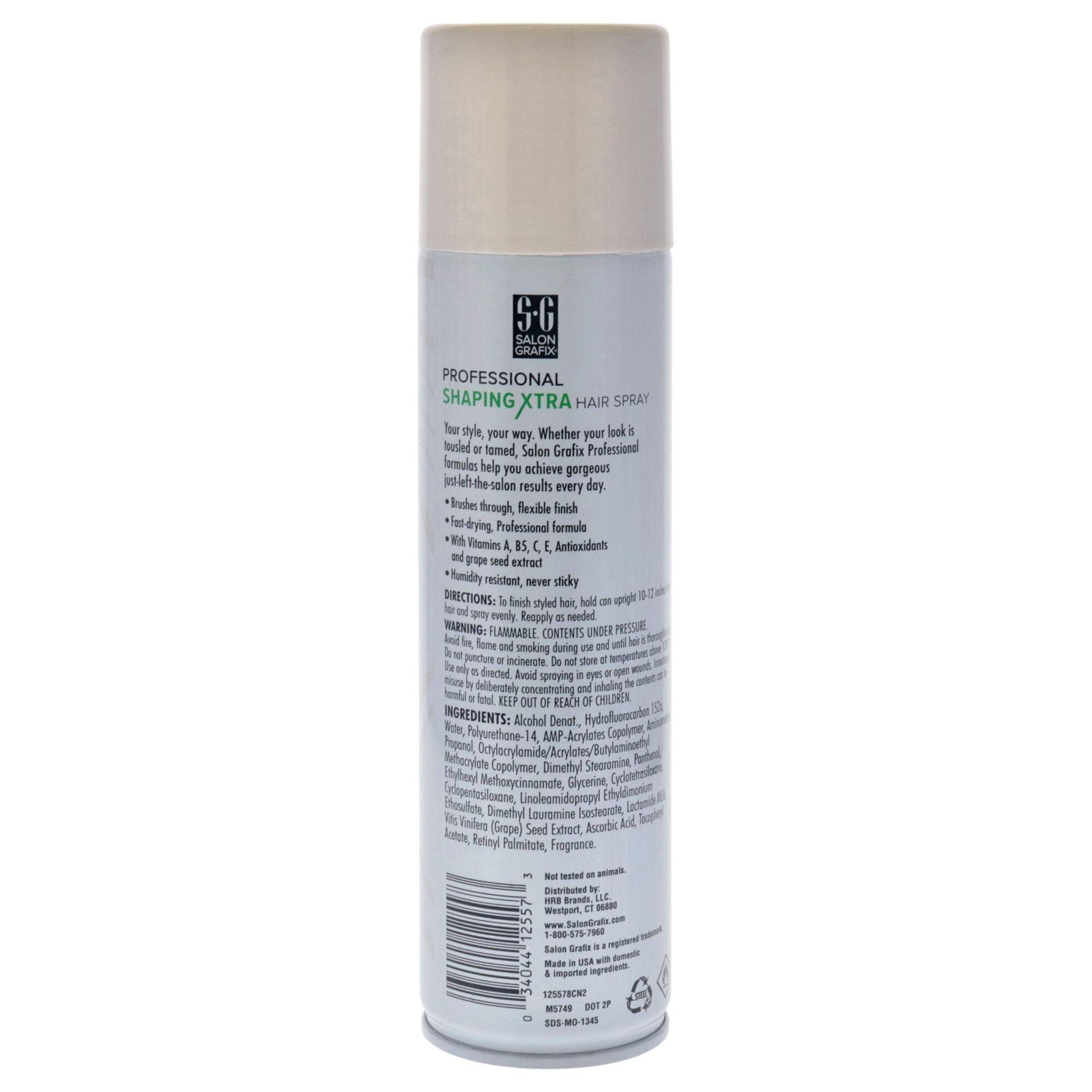 Shaping Hair Spray - Extra Super Hold by Salon Grafix for Unisex - 10 oz Hair Spray, See Description, alternate image number 2