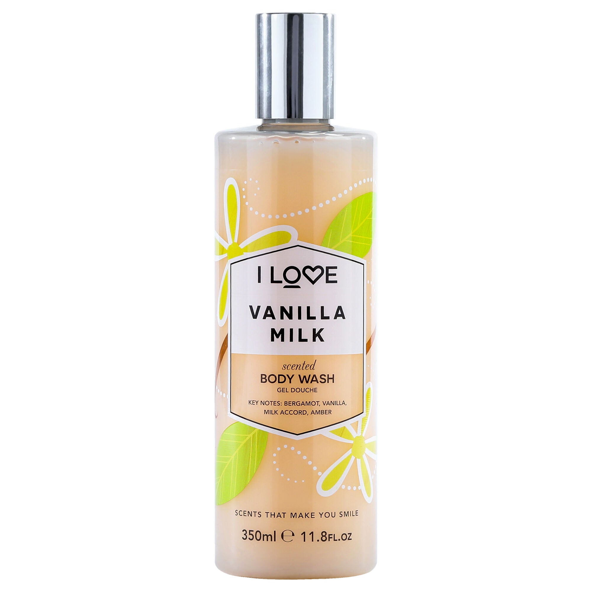 Scented Body Wash - Vanilla Milk by I Love Cosmetics for Women - 11.8 oz Body Wash, See Description, hi-res image number 0
