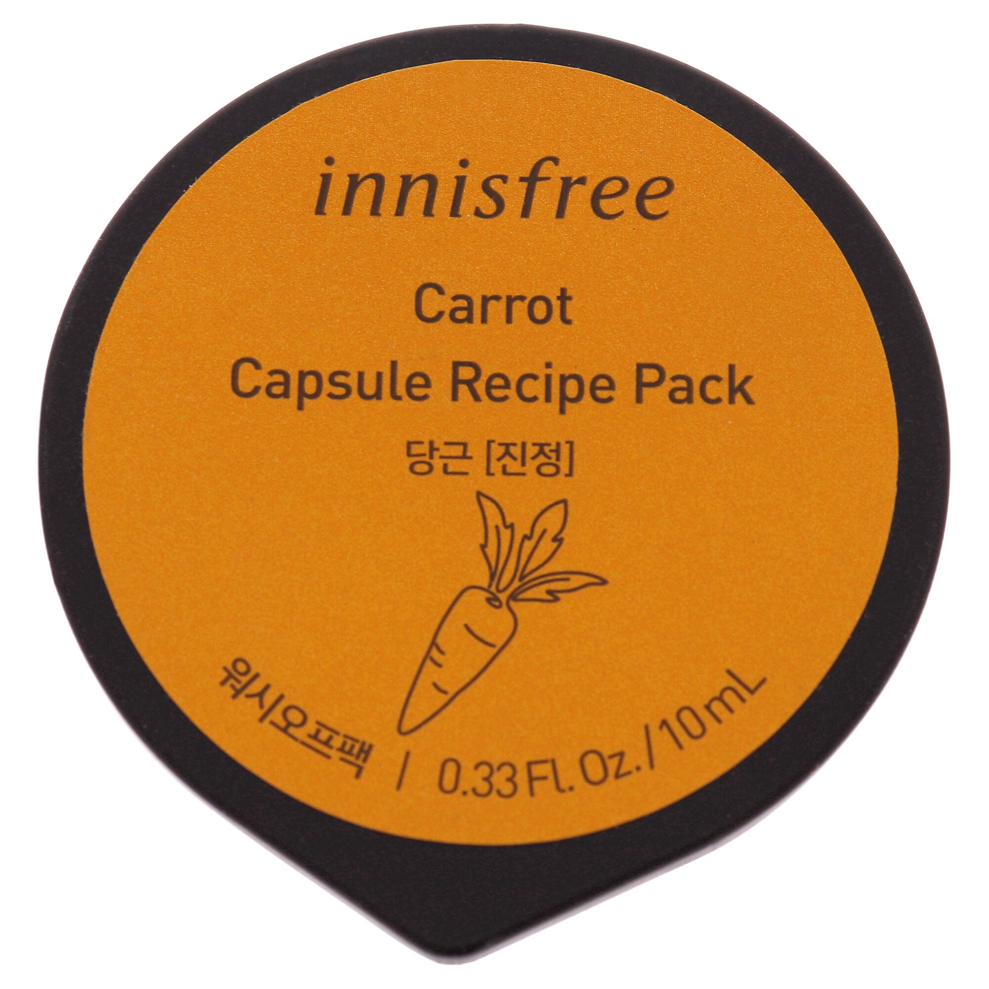 Capsule Recipe Pack Mask - Carrot by Innisfree for Unisex - 0.33 oz Mask, See Description, hi-res image number 0