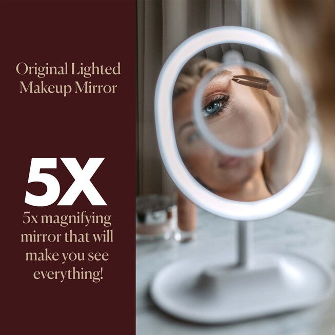 Original Lighted Makeup Mirror by Browgame for Women - 1 Pc Mirror, , alternate image number null