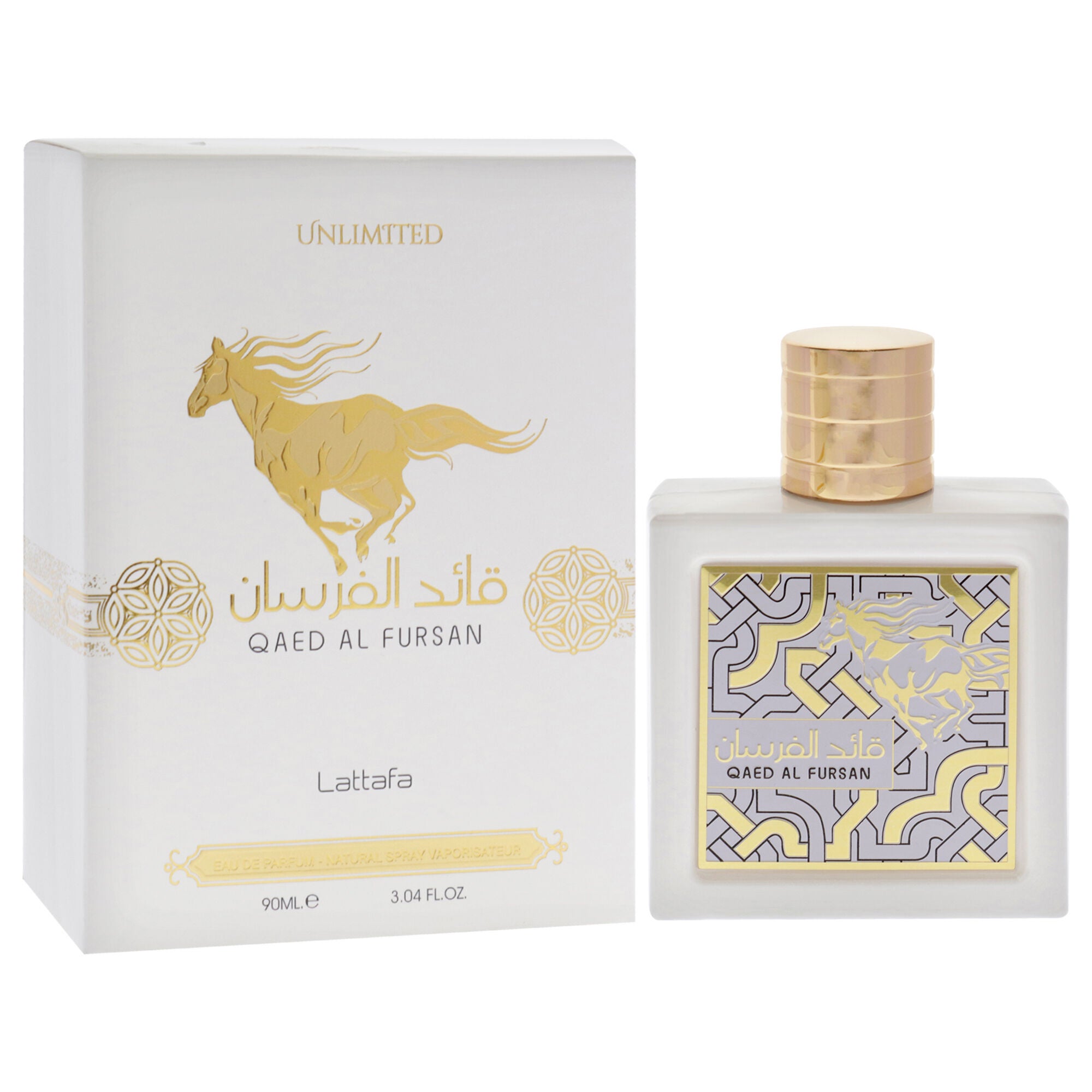 Qaed Al Fursan Unlimited by Lattafa for Men - 3.04 oz EDP Spray, Clear, alternate image number 2