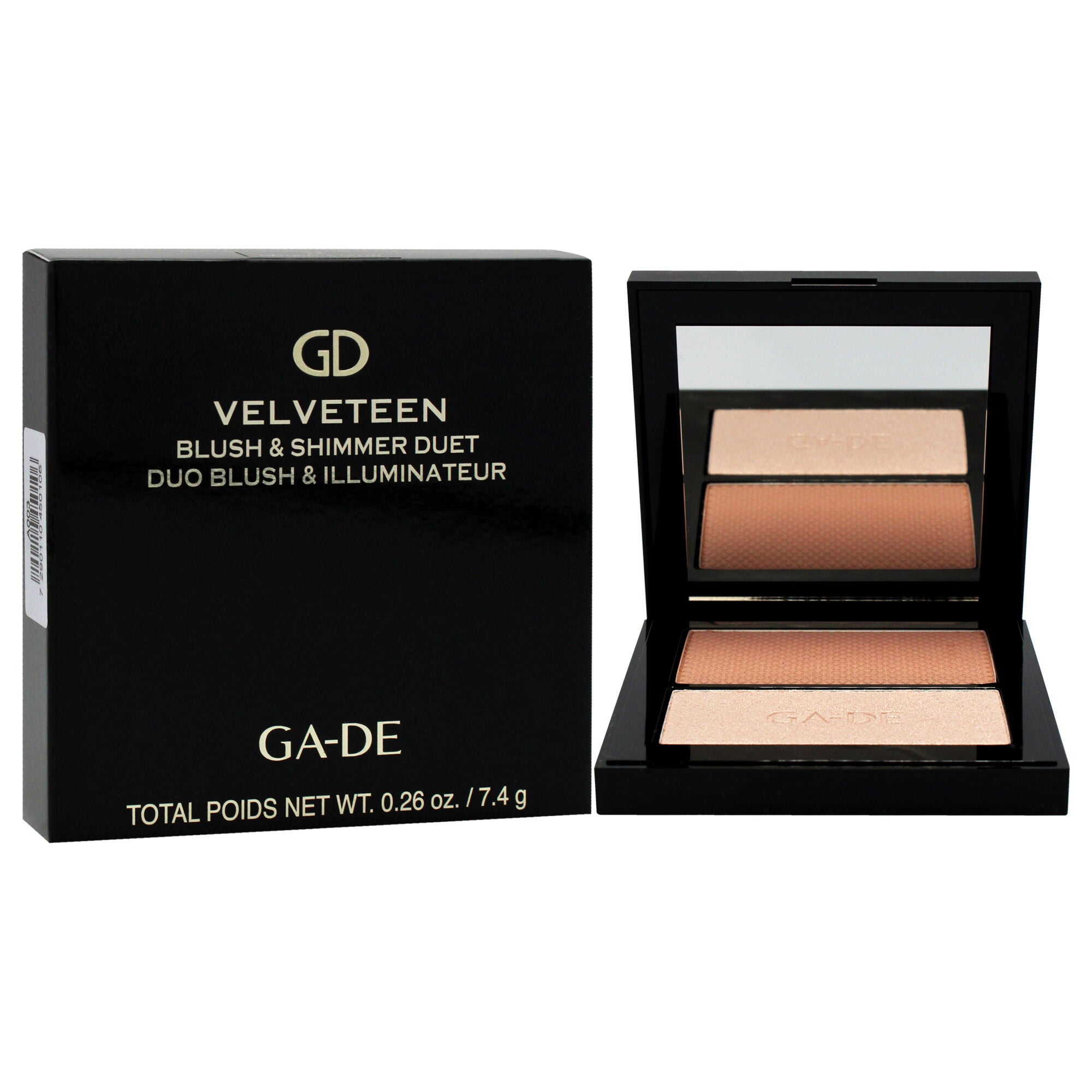 Velveteen Blush and Shimmer Duet - 12 Natural and Glow by GA-DE for Women - 0.26 oz Blush, , alternate image number 6