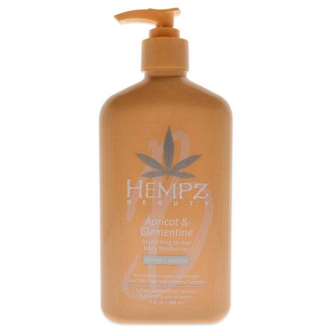 Apricot and Clementine Smoothing Herbal Body Moisturizer by Hempz for Unisex - 17 oz Moisturizer, NA, hi-res image number null