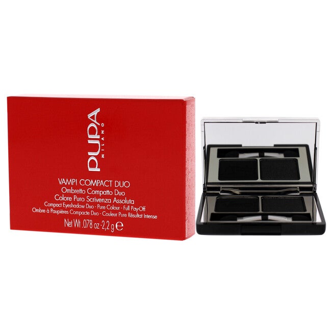 Vamp! Compact Duo Eyeshadow - 007 Dark Night by Pupa Milano for Women - 0.078 oz Eye Shadow, See Description, alternate image number 2