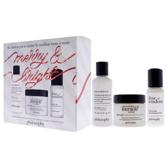 The Best Is Yet To Come Holiday Set by Philosophy for Unisex - 3 Pc Gift Set, , alternate image number 7
