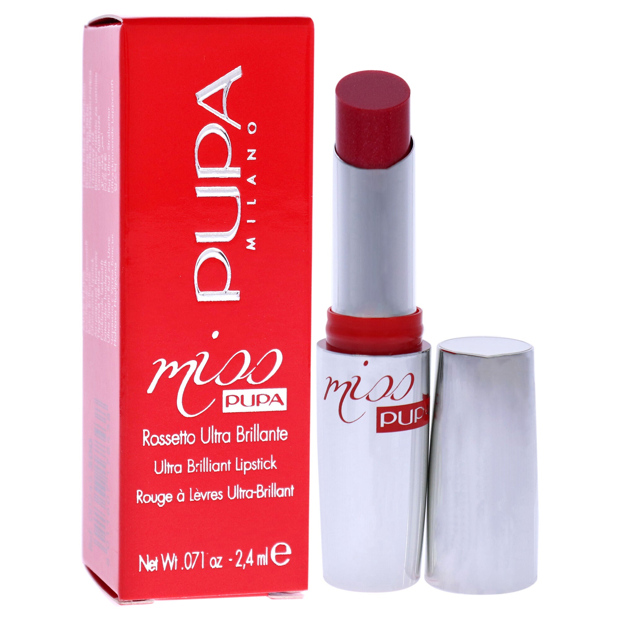 Miss Pupa - 500 Love Pearly Red by Pupa Milano for Women - 0.71 oz Lipstick, See Description, alternate image number 1