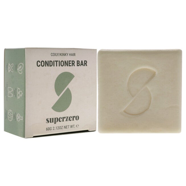 Conditioner Bar - Coily-Kinky Hair by Superzero for Unisex - 2.12 oz Conditioner, See Description, alternate image number 1