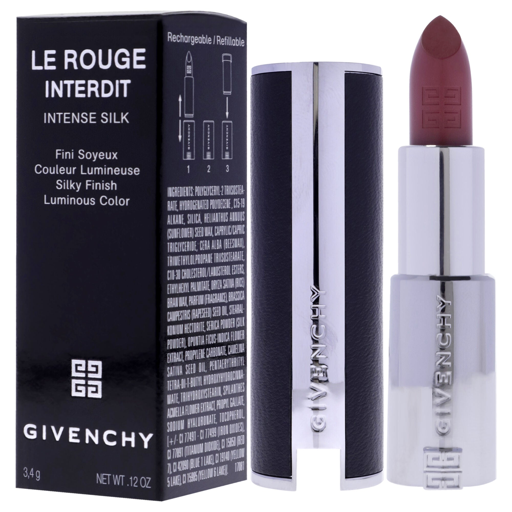 Le Rouge Interdit Intense Silk Lipstick - 116 by Givenchy for Women - 0.12 oz Lipstick, See Description, alternate image number 3