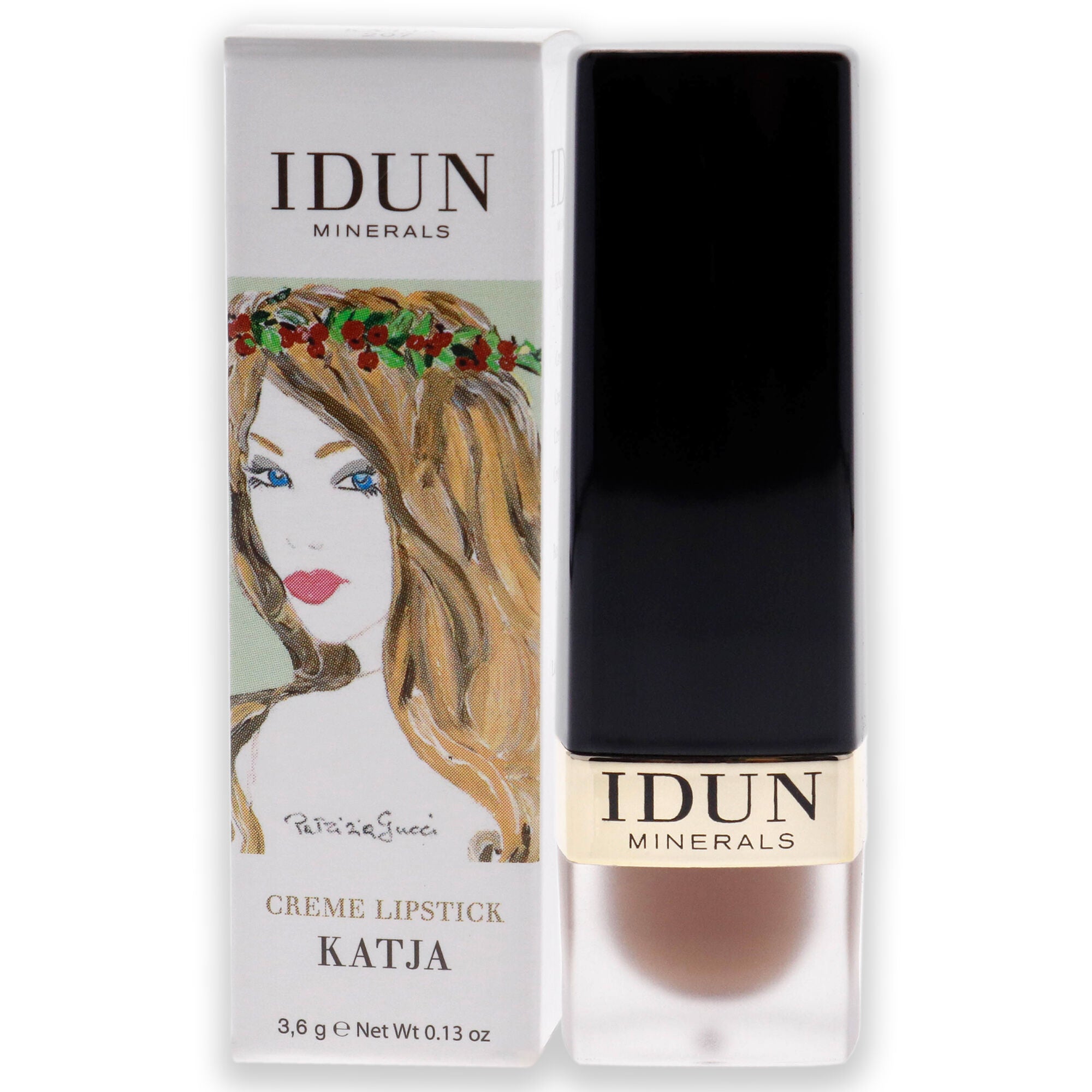 Creme Lipstick - 207 Katja by Idun Minerals for Women - 0.13 oz Lipstick, See Description, alternate image number 3