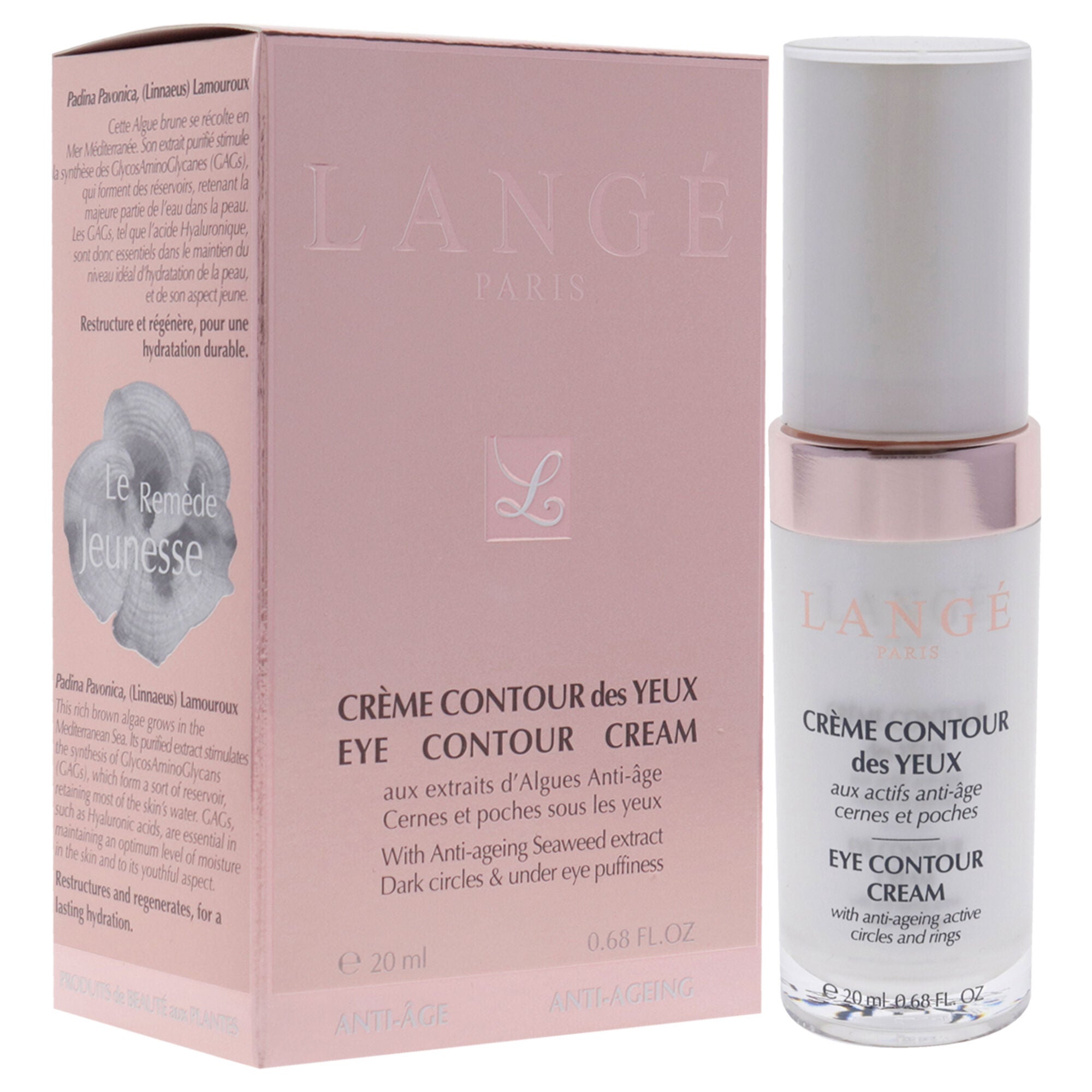 Botanical Eye Contour Cream by Lange for Unisex - 0.68 oz Cream, See Description, alternate image number 2