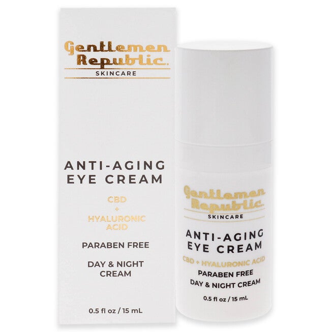 Anti-Aging Eye Cream by Gentlemen Republic for Men - 0.5 oz Cream, See Description, hi-res image number null