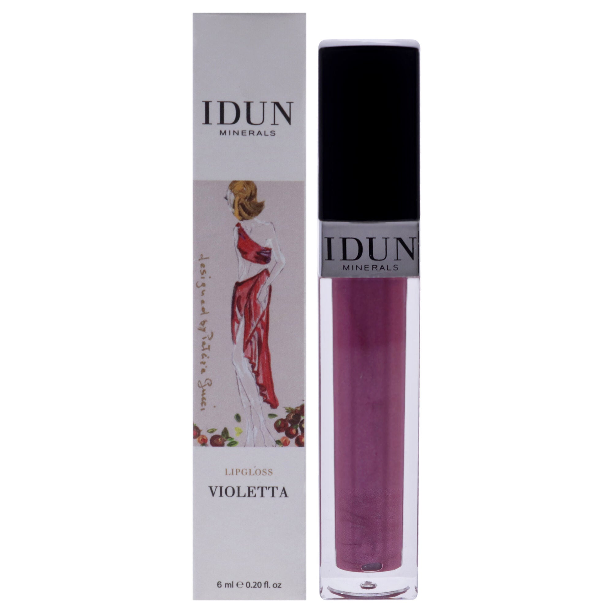 Lipgloss - 005 Violetta by Idun Minerals for Women - 0.2 oz Lip Gloss, See Description, hi-res image number 0