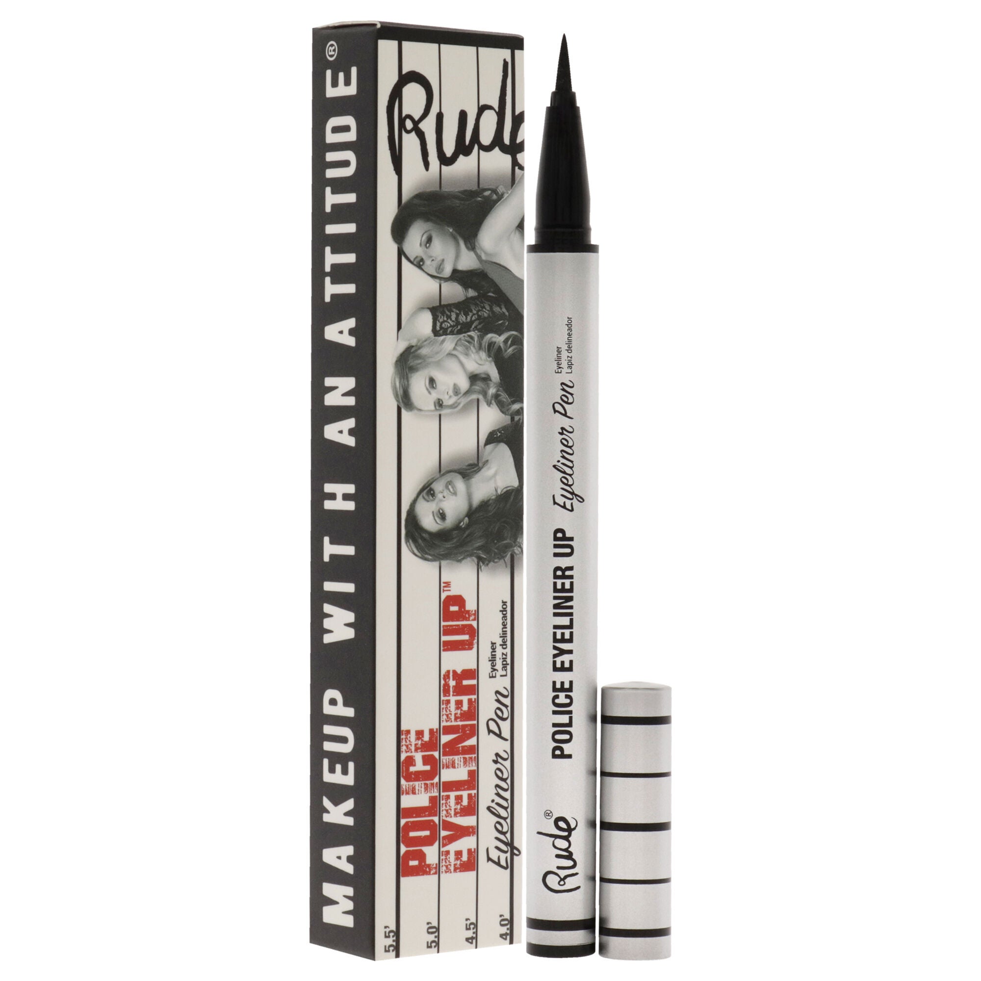 Police Eyeliner Up Eyeliner Pen - Bail Bond by Rude Cosmetics for Women - 0.017 oz Eyeliner, See Description, alternate image number 2