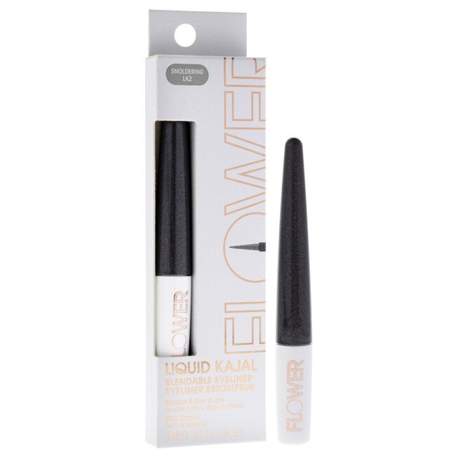 Liquid Kajal Blendable Eyeliner - LK2 Smoldering by Flower Beauty for Women - 0.05 oz Eyeliner, NA, alternate image number null