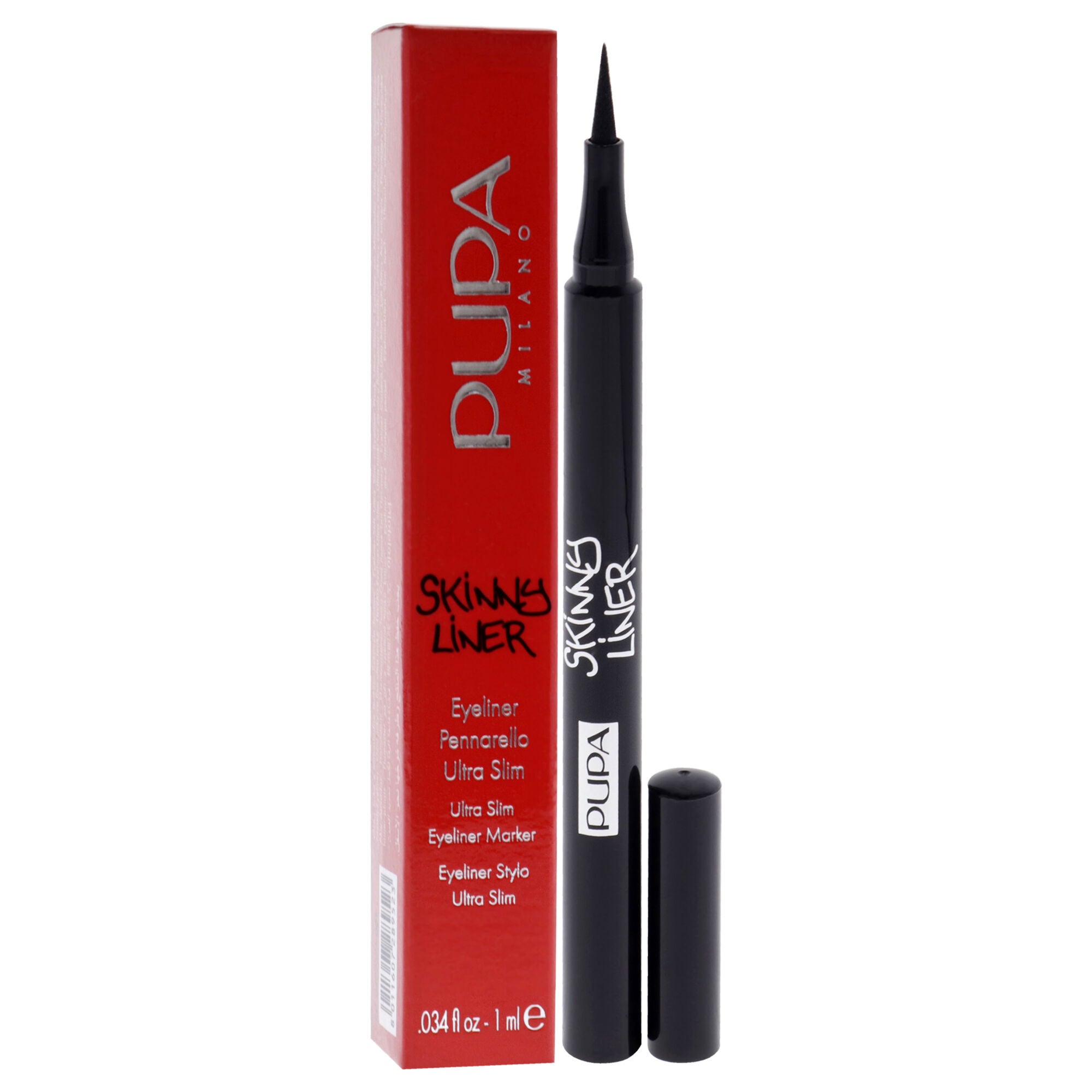 Skinny Liner - 001 Extra Black by Pupa Milano for Women - 0.034 oz Eyeliner, , alternate image number 6