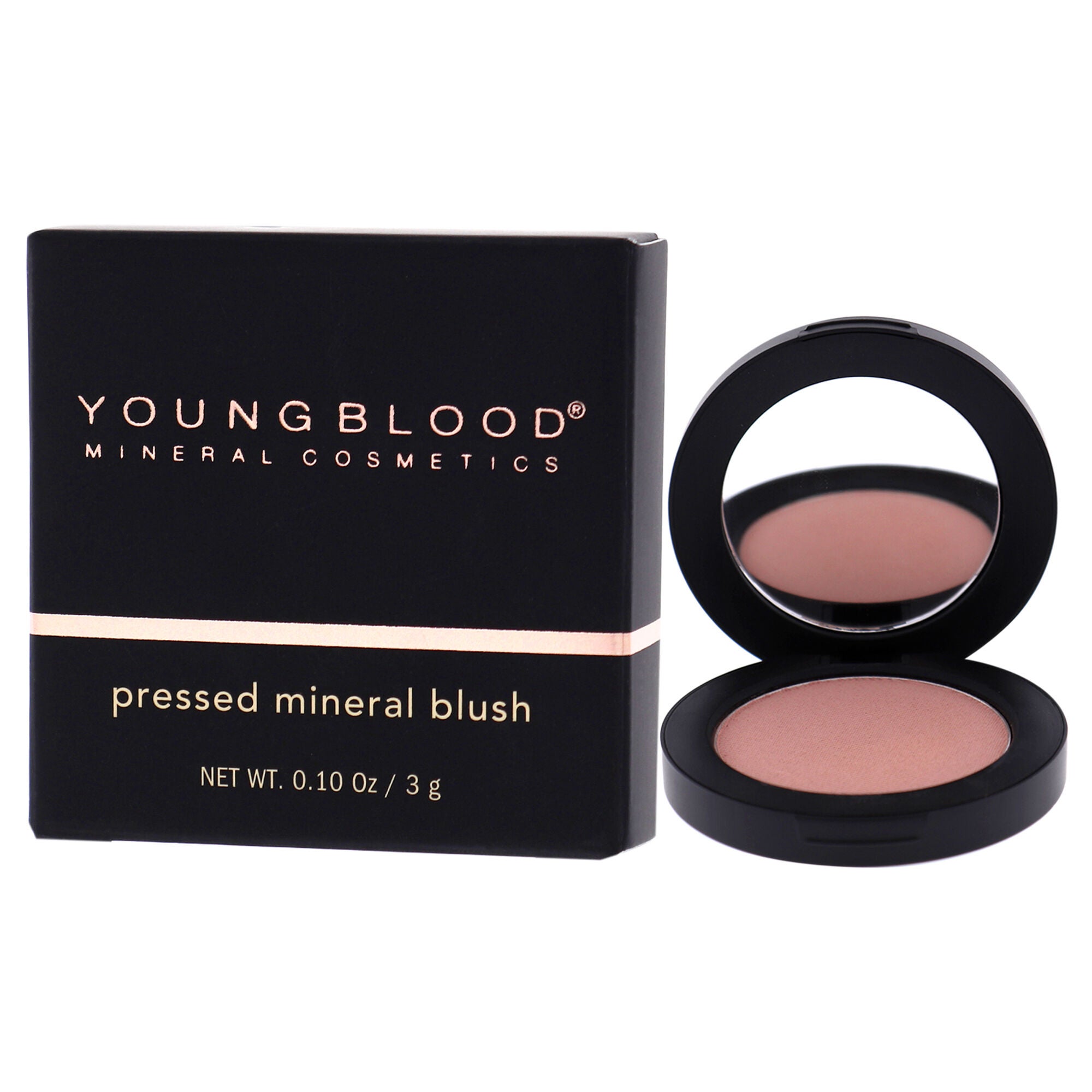 Pressed Mineral Blush - Bashful by Youngblood for Women - 0.10 oz Blush, , alternate image number 8