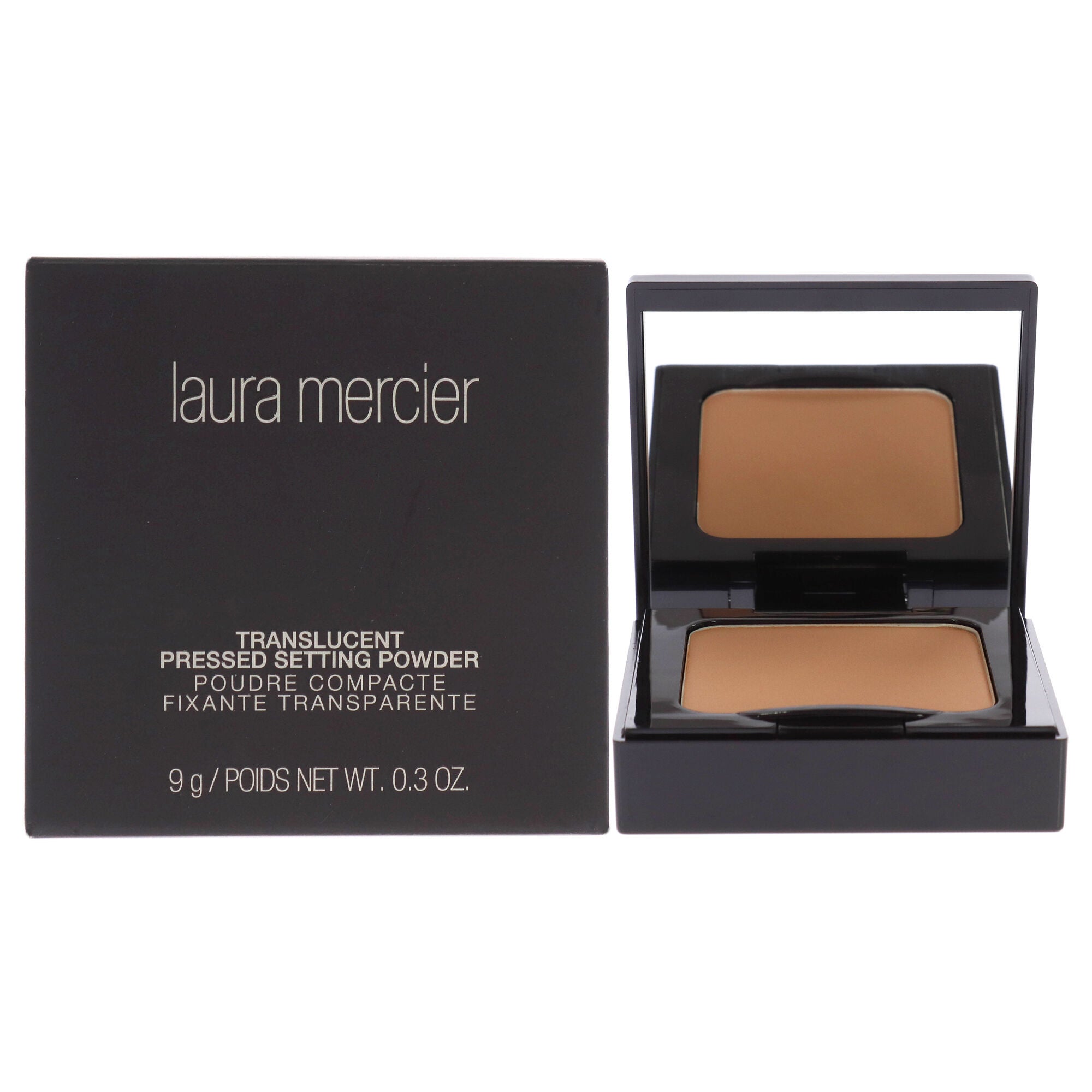 Translucent Pressed Setting Powder - Translucent Medium Deep by Laura Mercier for Women - 0.3 oz Powder, Brown, hi-res image number 0