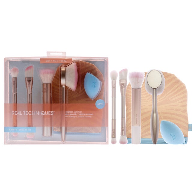 Endless Summer Makeup Brush Set by Real Techniques for Women - 8 Pc, NA, hi-res image number null