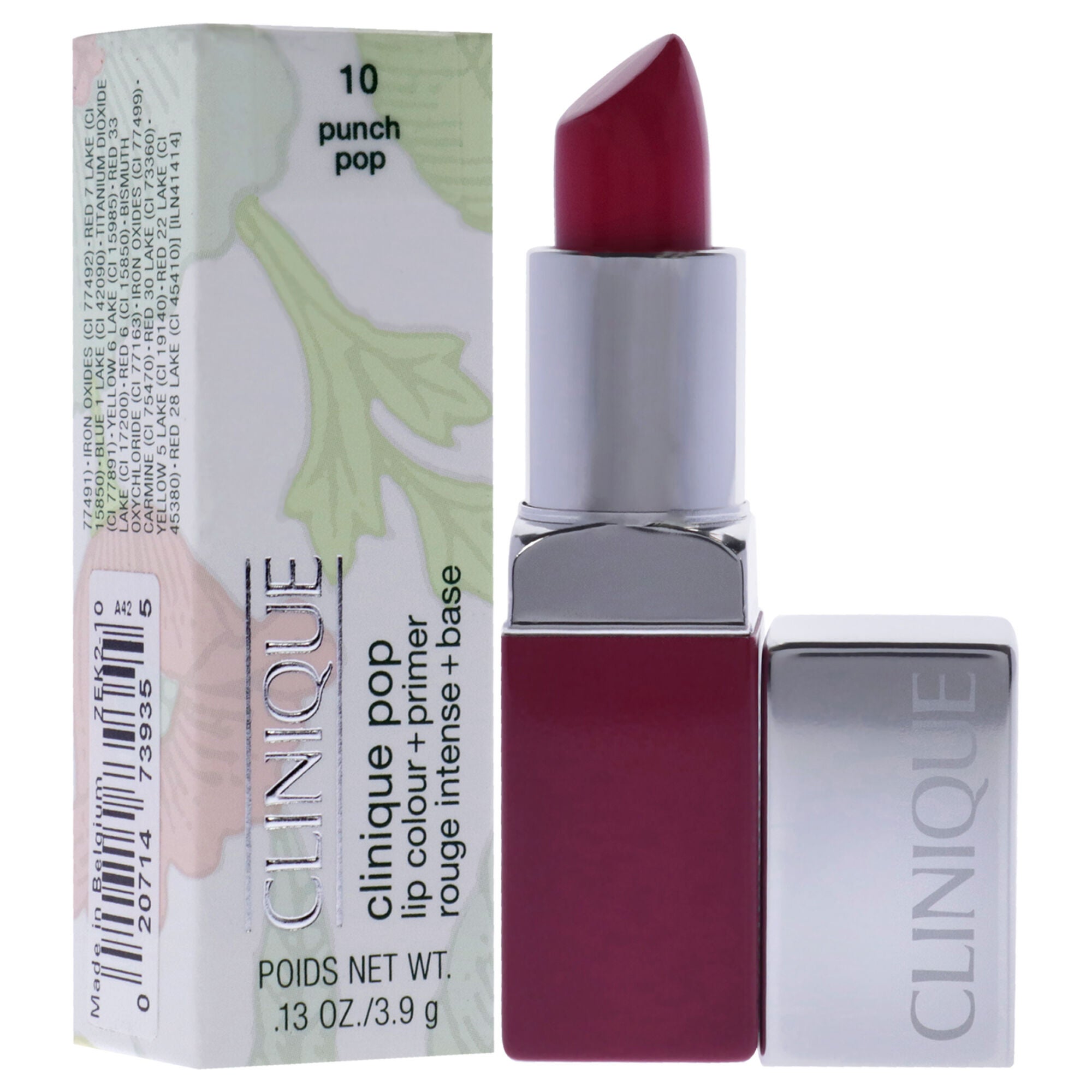 Clinique Pop Lip Colour Plus Primer - 10 Punch Pop by Clinique for Women - 0.13 oz Lipstick, See Description, alternate image number 2