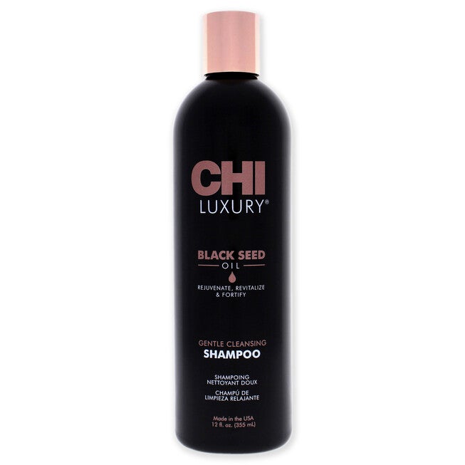 Luxury Black Seed Oil Gentle Cleansing Shampoo by CHI for Unisex - 12 oz Shampoo, NA, hi-res image number null