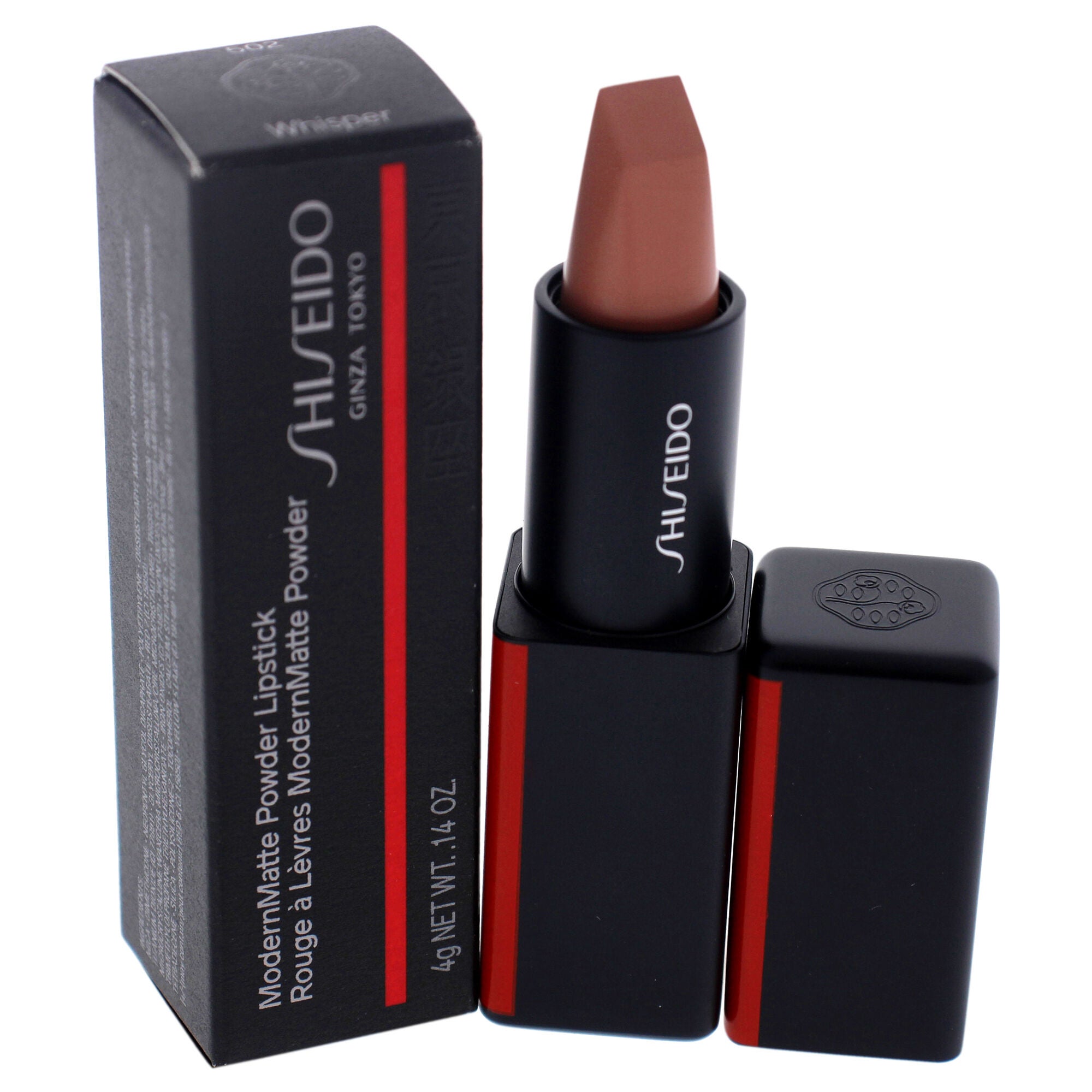 ModernMatte Powder Lipstick - 502 Whisper by Shiseido for Women - 0.14 oz Lipstick, See Description, alternate image number 3