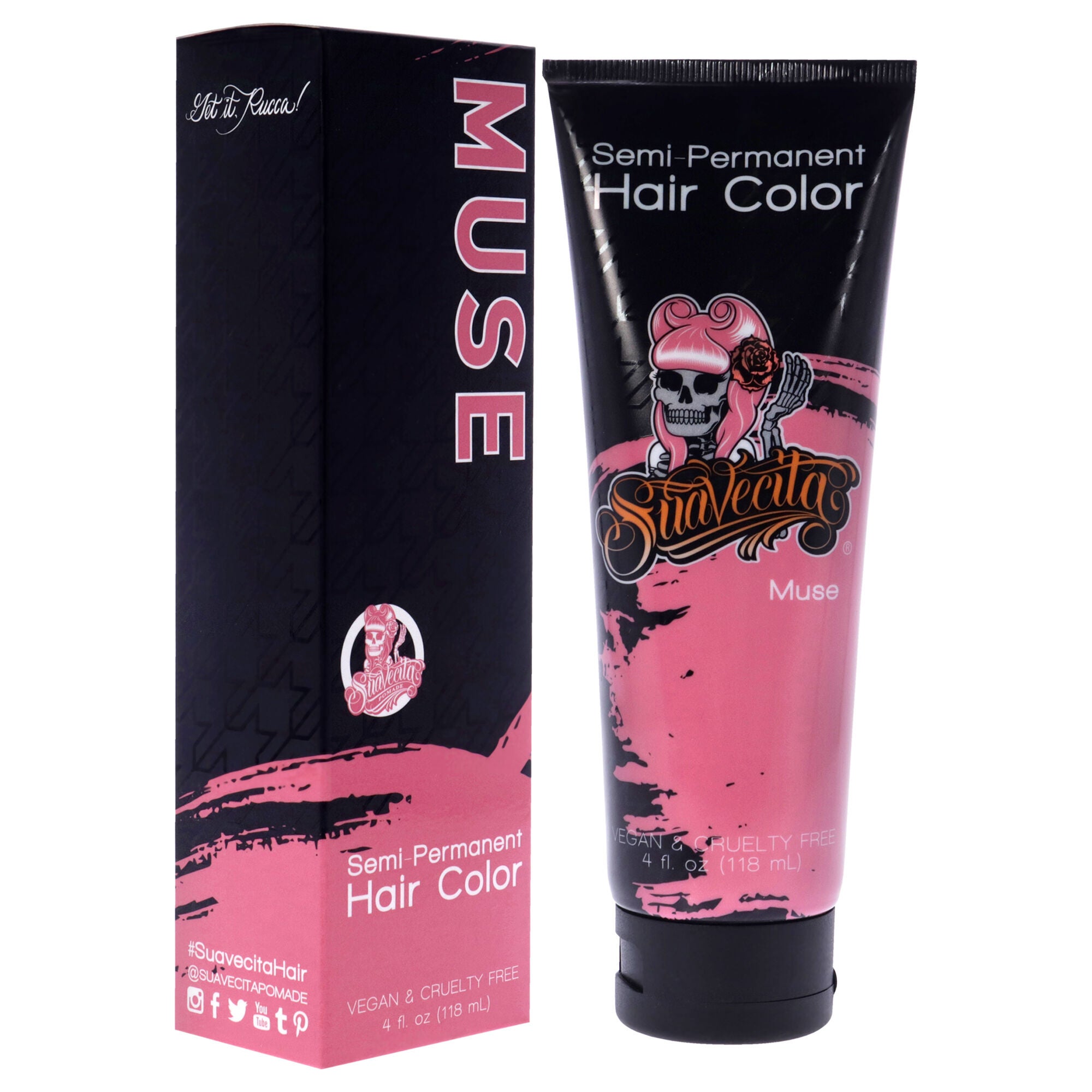 Semi-Permanent Hair Color - Muse by Suavecito for Unisex - 4 oz Hair Color, See Description, alternate image number 2