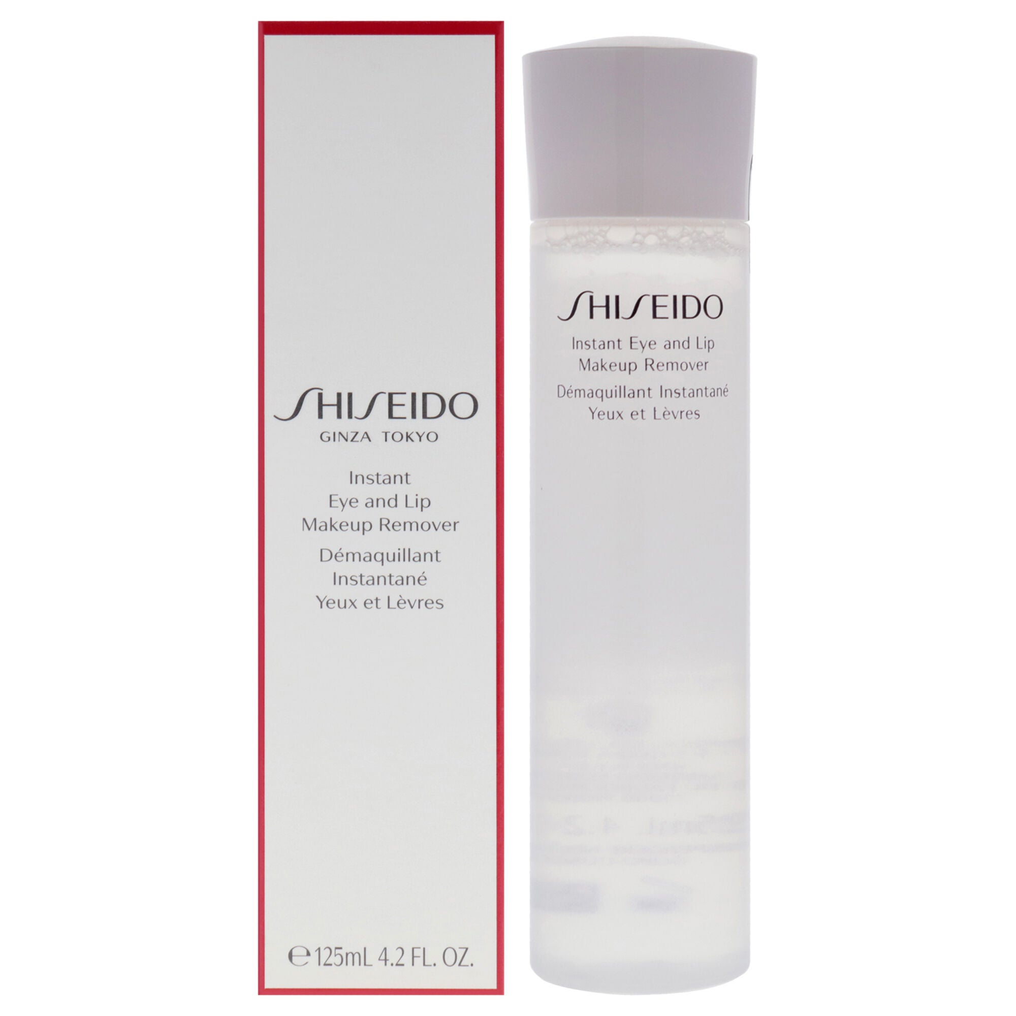 Instant Eye and Lip Makeup Remover by Shiseido for Unisex - 4.2 oz Makeup Remover, See Description, hi-res image number 0