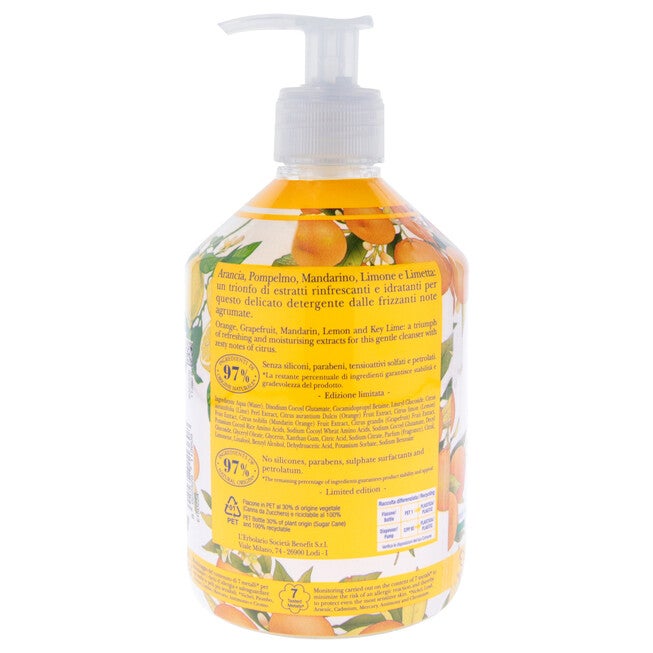 Citrus Fresh Foam Hand and Body Cleanser by LErbolario for Unisex - 16.5 oz Cleanser, , alternate image number 3