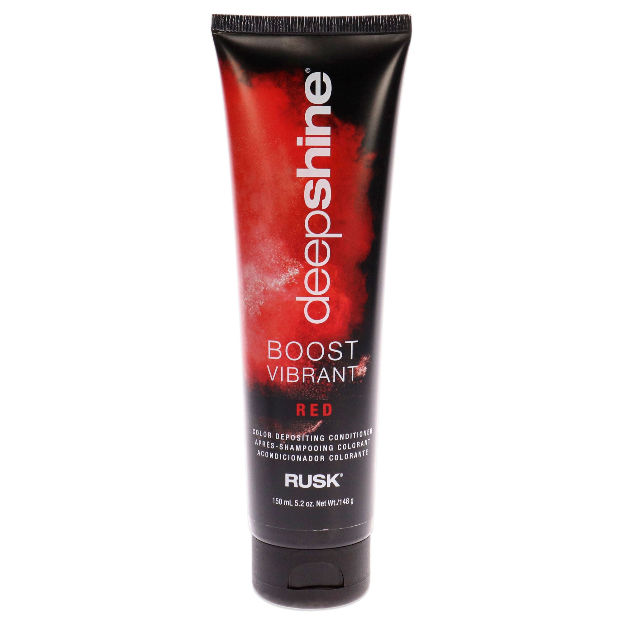 Deepshine Boost Vibrant Color Depositing Conditioner - Red by Rusk for Unisex - 5.2 oz Hair Color, See Description, hi-res image number 0