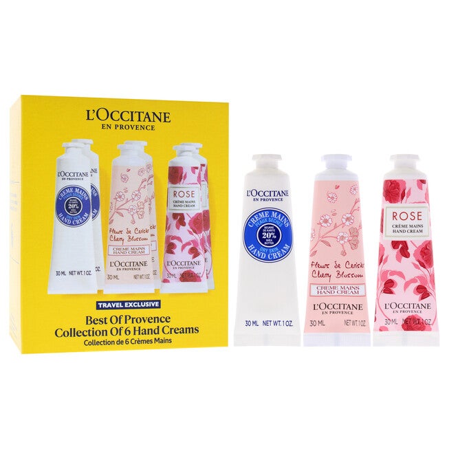 Lovelier Hands Kit by LOccitane for Unisex - 6 x 1 oz 2 Rose, 2 Shea Dry Skin, 2 Cherry Blossom, See Description, alternate image number 1