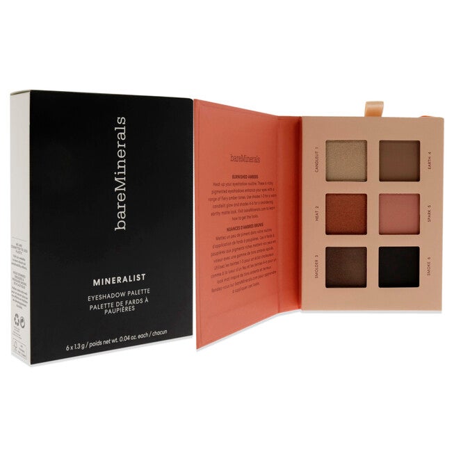 Mineralist Eyeshadow Palette -Burnished by bareMinerals for Women - 0.24 oz Eye Shadow, , alternate image number null
