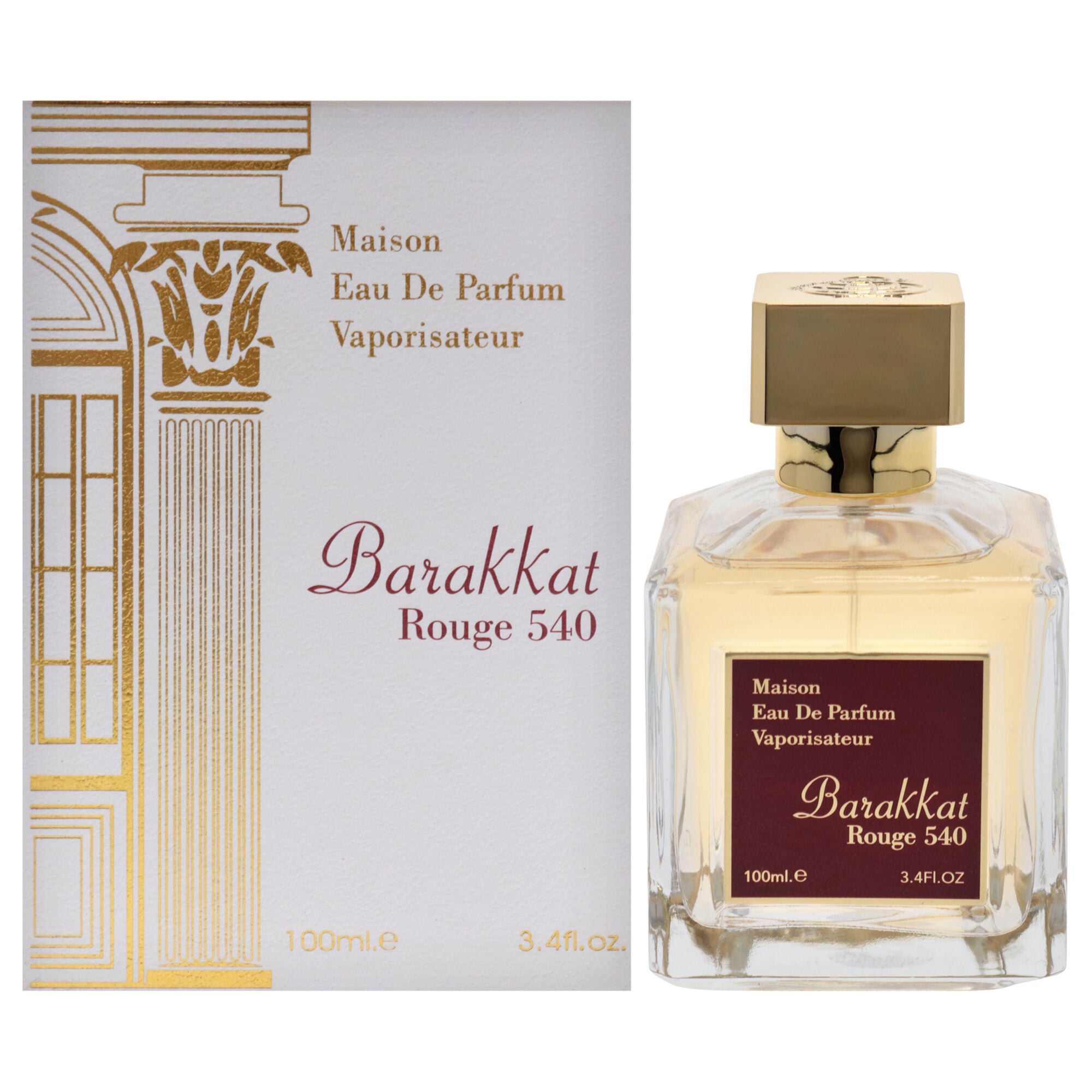 Barakkat Rouge 540 by Maison Alhambra for Women - 3.4 oz EDP Spray, See Description, hi-res image number 0