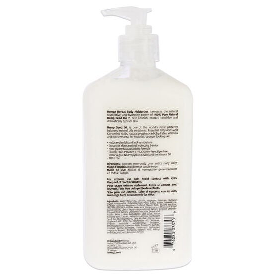 Sugarcane and Papaya Herbal Body by Hempz for Unisex - 17 oz Moisturizer, , alternate image number null